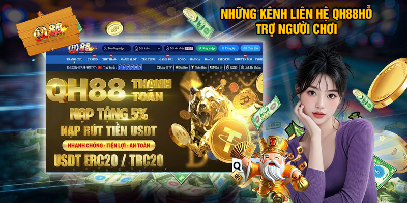 Những Kênh Liên Hệ QH88Hỗ Trợ Người Chơi